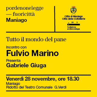 Fuoricittà a Maniago con Fulvio Marino