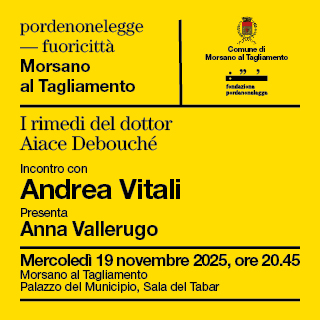 Fuoricittà a Morsano al Tagliamento con Andrea Vitali