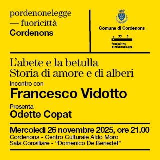 Fuoricittà a Cordenons con Francesco Vidotto