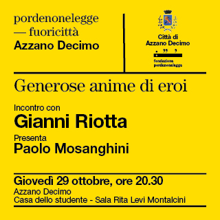 Fuoricittà ad Azzano Decimo con Gianni Riotta